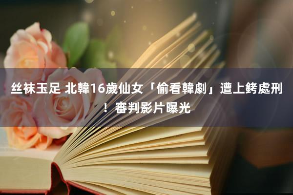 丝袜玉足 北韓16歲仙女「偷看韓劇」遭上銬處刑! 審判影片曝光