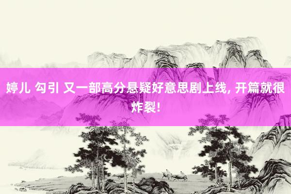 婷儿 勾引 又一部高分悬疑好意思剧上线, 开篇就很炸裂!